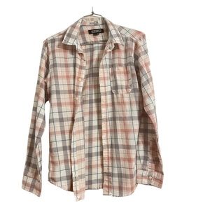Ezekiel Mens Plaid Shirt Size M